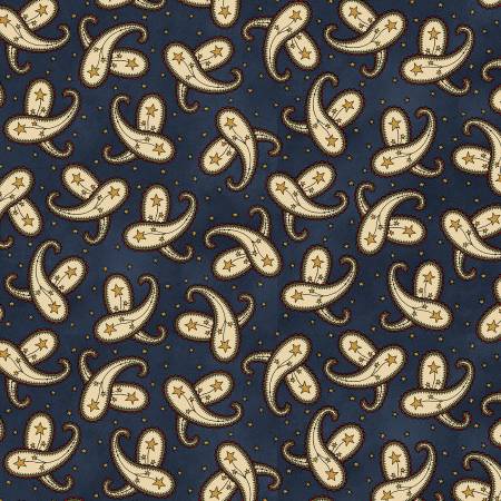 Pre Cut 1 yard My Red Wagon Summer Paisley