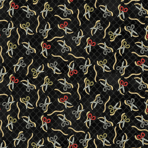 Pre Cut 1/2 yard S is for Sew All Over Scissors