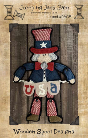 #2605 Jumping Jack Sam Printed Pattern