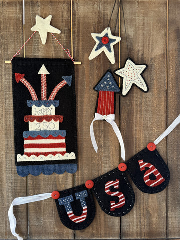 Let's Celebrate the USA Printed Pattern