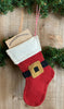 Mini Santa & Elf Stocking Ornament Kit with Pattern