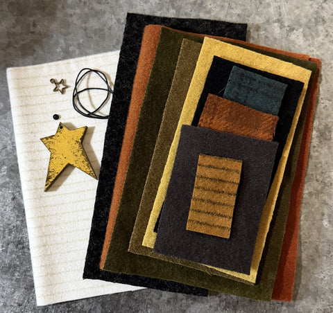 "Star Collector" KIT ONLY  Block #4 Blackbirds Bounty Stitch A Long