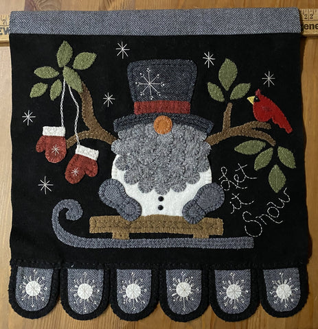 Snow Gnome Banner Kit with Pattern