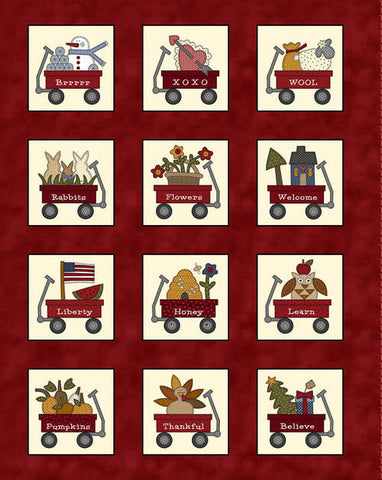 My Red Wagon / Calendar Panel