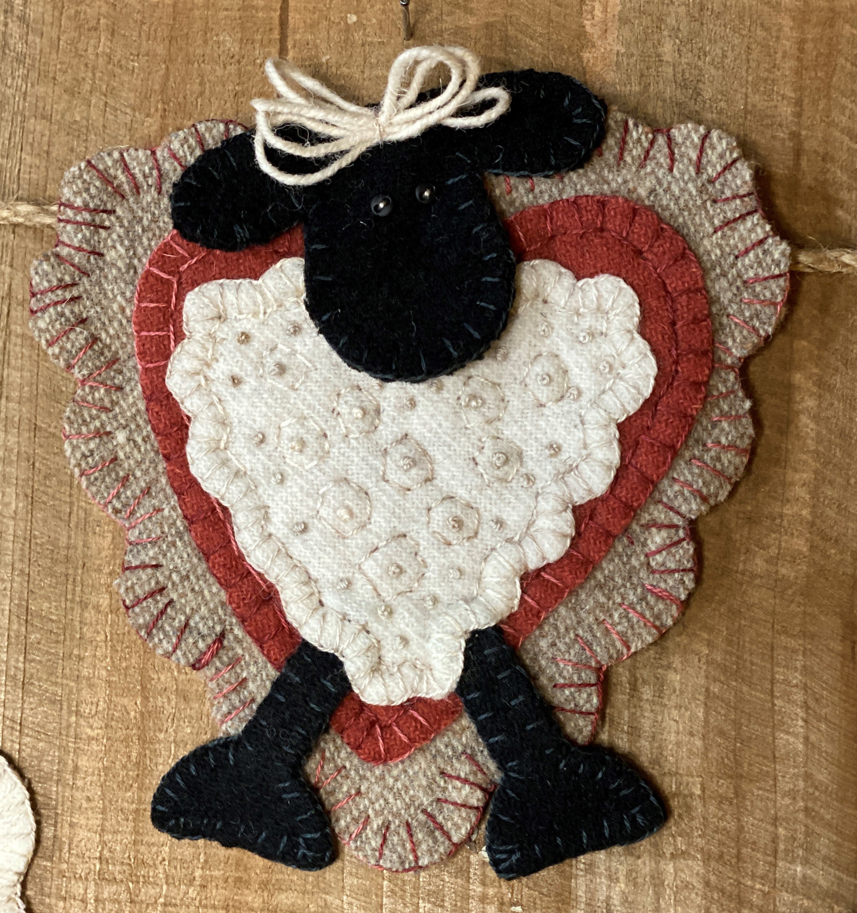JOY Wool Banner PDF Pattern – Wooden Spool Designs