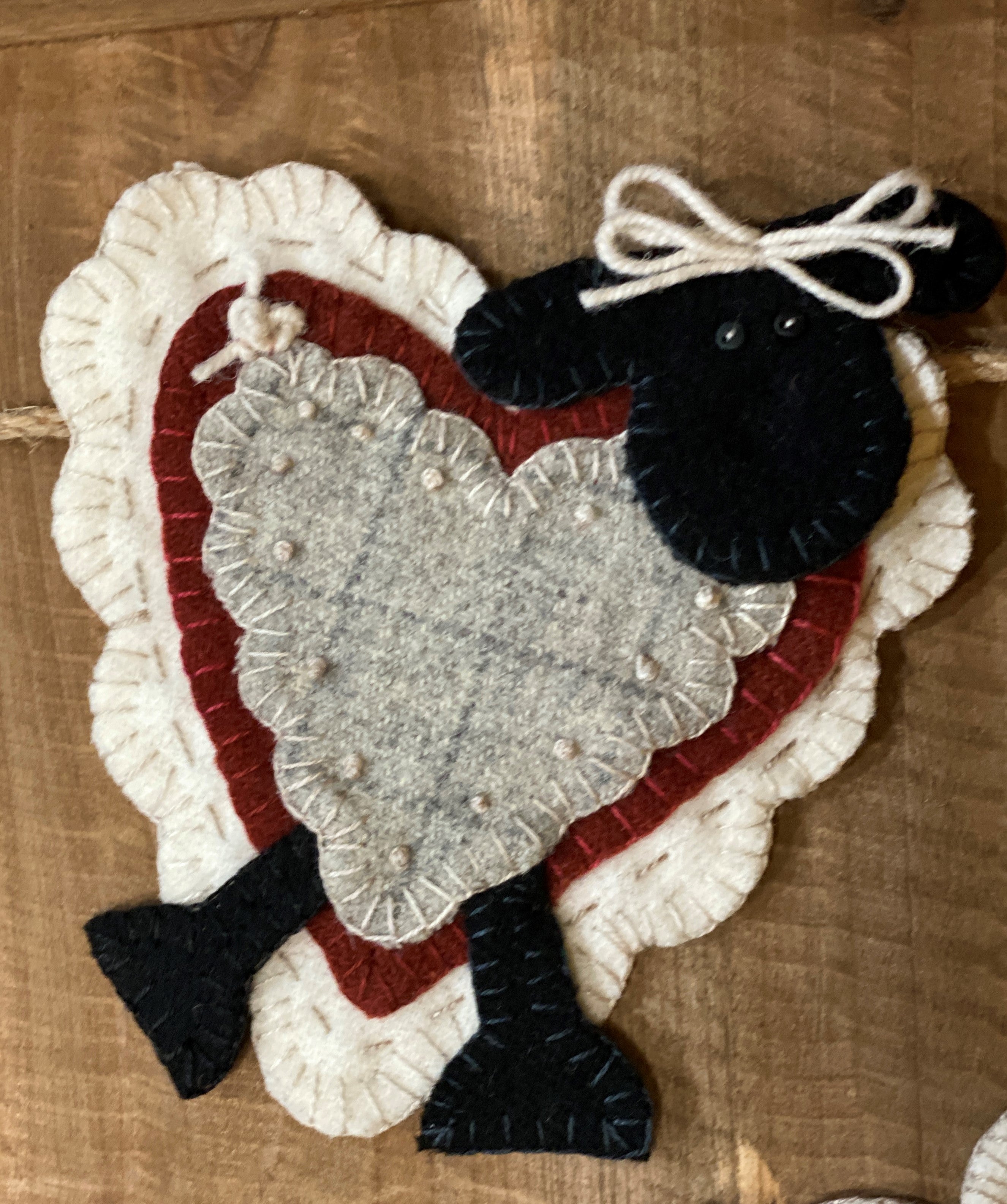 JOY Wool Banner PDF Pattern – Wooden Spool Designs
