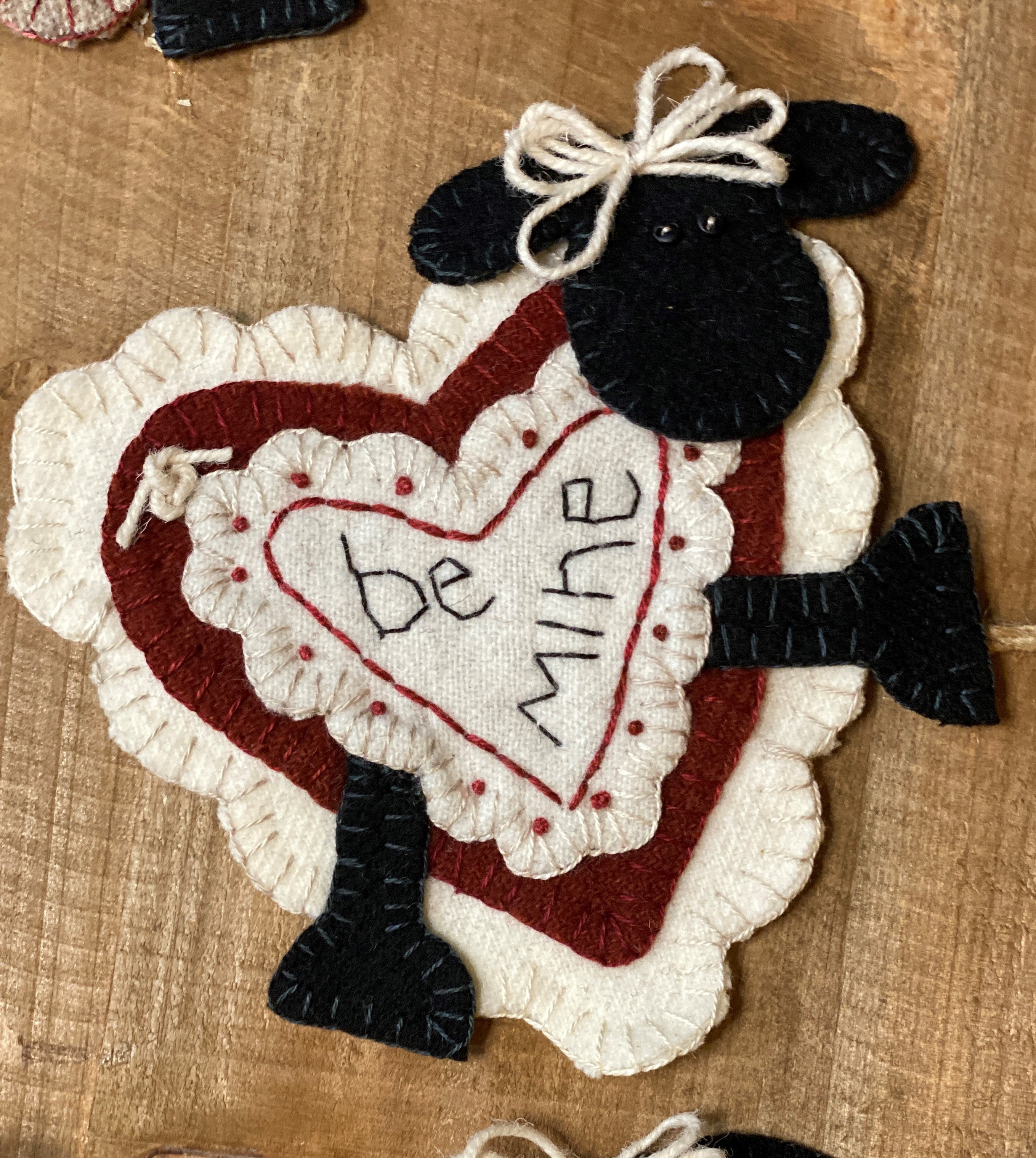 JOY Wool Banner PDF Pattern – Wooden Spool Designs