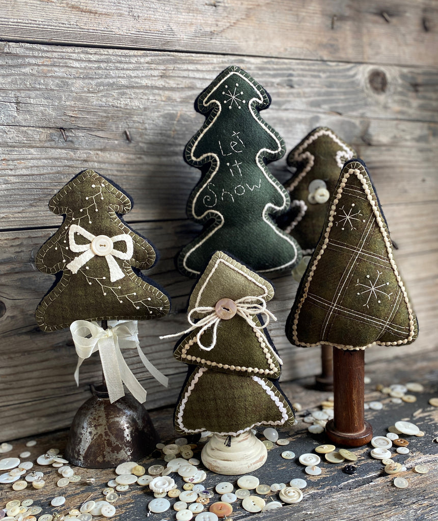 A Wooly Winter Forest – Wooden Spool Designs